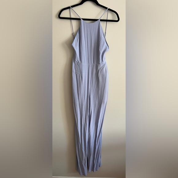 Wide-Leg Cutout Jumpsuit- Lilac color - Small - Picture 1 of 3